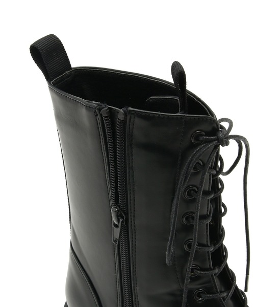 ADAM ET ROPE'(アダムエロペ)の「コンバットブーツ(ブーツ・レディース・ブラック・24.0cm/23.5cm/24.5cm/23.0cm)」の8枚目の写真