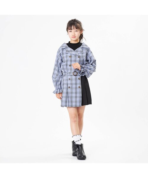 algy(アルジー)の「トレンチ風セットアップ(セットアップ・キッズ・ベージュ/ラベンダー・SMALL/MEDIUM/X-SMALL/XX-SMALL)」の13枚目の写真
