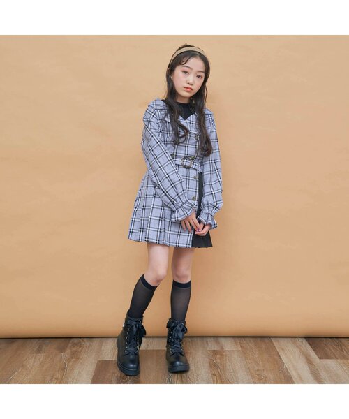 algy(アルジー)の「トレンチ風セットアップ(セットアップ・キッズ・ベージュ/ラベンダー・SMALL/MEDIUM/X-SMALL/XX-SMALL)」の15枚目の写真