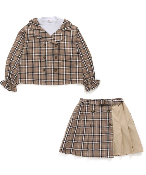 algy(アルジー)の「トレンチ風セットアップ(セットアップ・キッズ・ベージュ/ラベンダー・SMALL/MEDIUM/X-SMALL/XX-SMALL)」の18枚目の写真