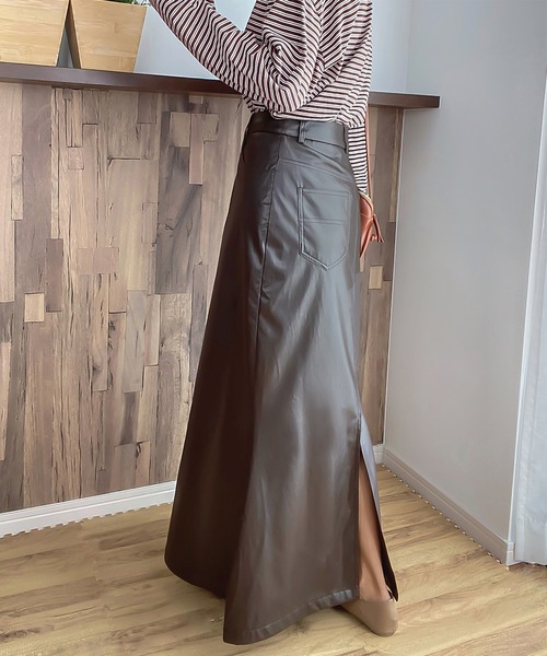 new year セール中⭐︎ludlow 2024ss スカート JUNOAH（ジュノア） スカート スウェットマーメイドスカート