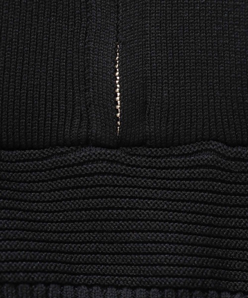 DRESSLAVE（ドレスレイブ）の「mat yarn half zip knit dress