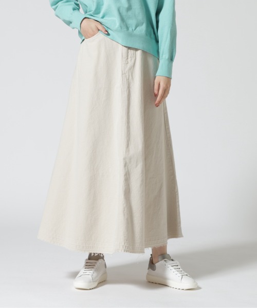URVIN(アービン)の「URVIN/アービン Aライン DENIM SKIRT デニムスカート(スカート・レディース・ナチュラル/その他35・1/0)」の1枚目の写真