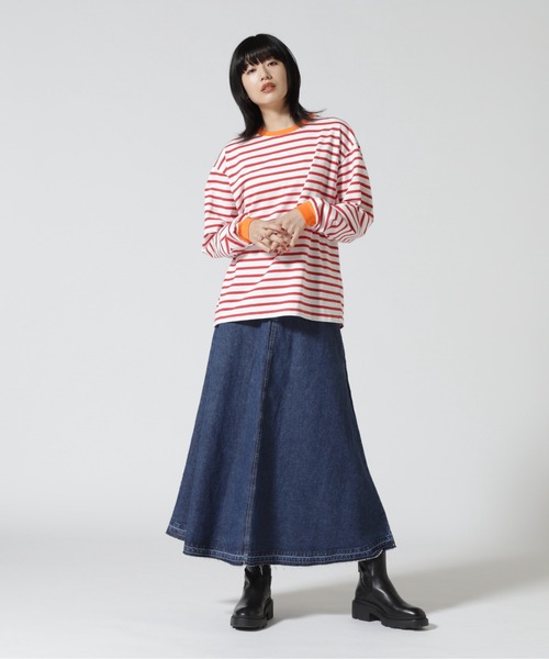 URVIN(アービン)の「URVIN/アービン Aライン DENIM SKIRT デニムスカート(スカート・レディース・ナチュラル/その他35・1/0)」の10枚目の写真