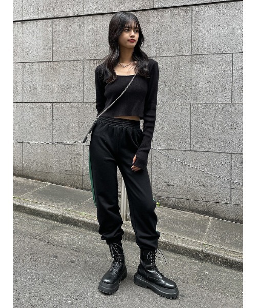 ENVYM(アンビー)の「ラインジョガーPT(その他パンツ・レディース・ブラック/グレー・FREE)」の15枚目の写真