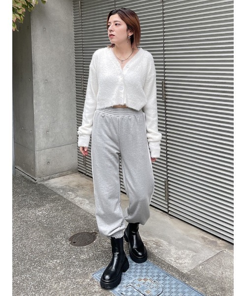 ENVYM(アンビー)の「ラインジョガーPT(その他パンツ・レディース・ブラック/グレー・FREE)」の4枚目の写真