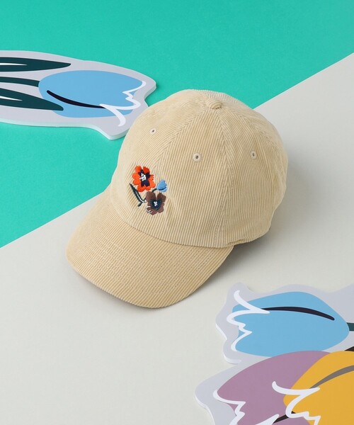 tk.TAKEO KIKUCHI（ティーケータケオキクチ）の「◆ぽっぷレトロフラワー刺繍キャップ（ユニセックスアイテム）（キャップ・メンズ・ベージュ/ブラック/ネイビー系3・00）」の12枚目の写真