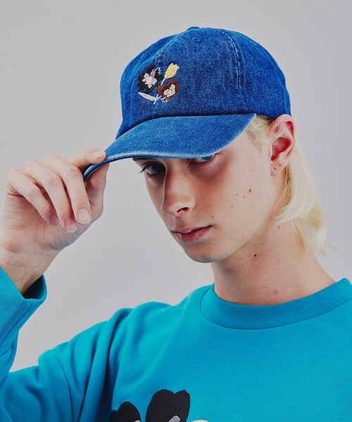 tk.TAKEO KIKUCHI（ティーケータケオキクチ）の「◆ぽっぷレトロフラワー刺繍キャップ（ユニセックスアイテム）（キャップ・メンズ・ベージュ/ブラック/ネイビー系3・00）」の19枚目の写真