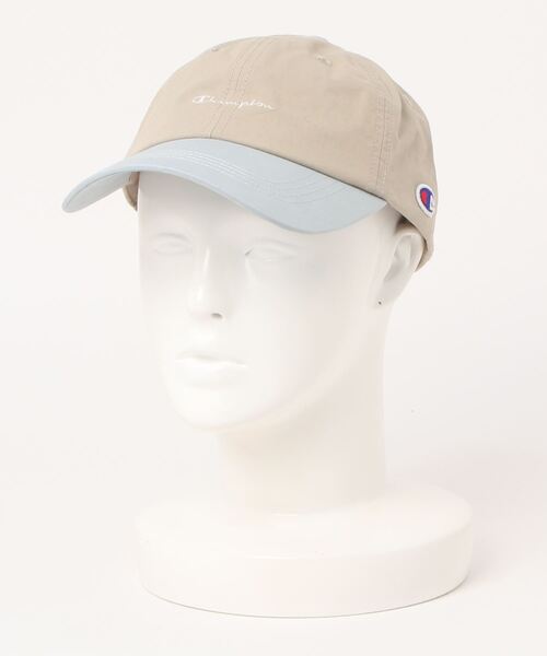 Champion（チャンピオン）の「Champion/チャンピオン　ウォッシュバイカラーキャップ（キャップ・レディース・ベージュ/ネイビー/チャコール/アイボリー・57~59cm）」の3枚目の写真