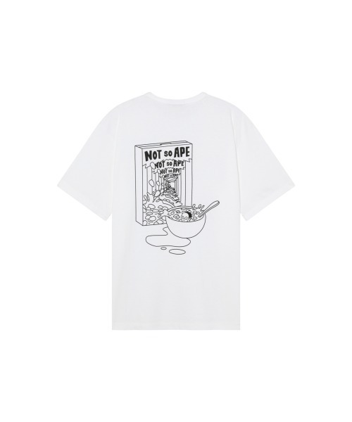 Not So Ape(ノットソーエイプ)の「Cereal Box T-Shirt(Tシャツ/カットソー・メンズ・ブラック/オフホワイト/ネイビー/オレンジ・MEDIUM/LARGE/X-LARGE)」の19枚目の写真
