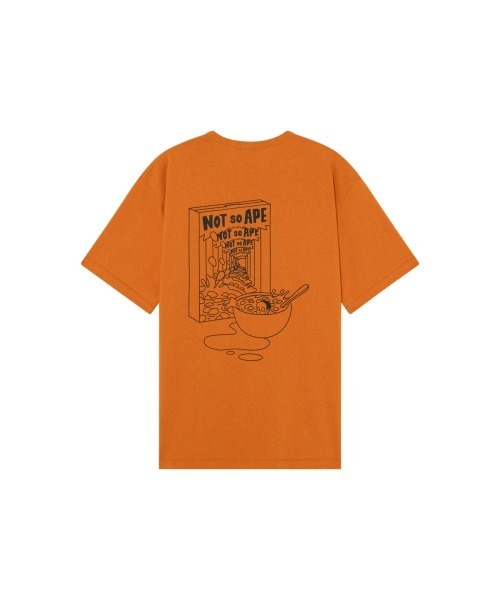Not So Ape(ノットソーエイプ)の「Cereal Box T-Shirt(Tシャツ/カットソー・メンズ・ブラック/オフホワイト/ネイビー/オレンジ・MEDIUM/LARGE/X-LARGE)」の21枚目の写真