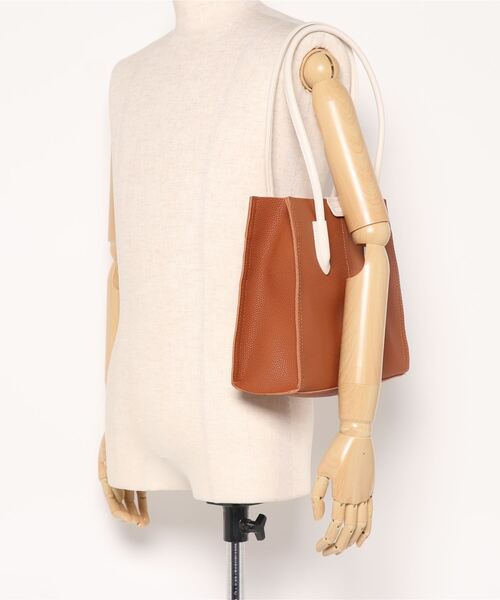 Burner（バーナー）の「【OKUOKU　0909】バイカラー　トート　バッグ　oku-bag-679239099389-30.（トートバッグ・レディース・C/F/G/D/E/A・FREE）」の9枚目の写真