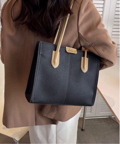 Burner（バーナー）の「【OKUOKU　0909】バイカラー　トート　バッグ　oku-bag-679239099389-30.（トートバッグ・レディース・C/F/G/D/E/A・FREE）」の17枚目の写真