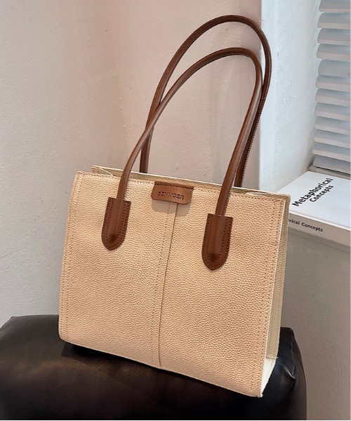 Burner（バーナー）の「【OKUOKU　0909】バイカラー　トート　バッグ　oku-bag-679239099389-30.（トートバッグ・レディース・C/F/G/D/E/A・FREE）」の18枚目の写真