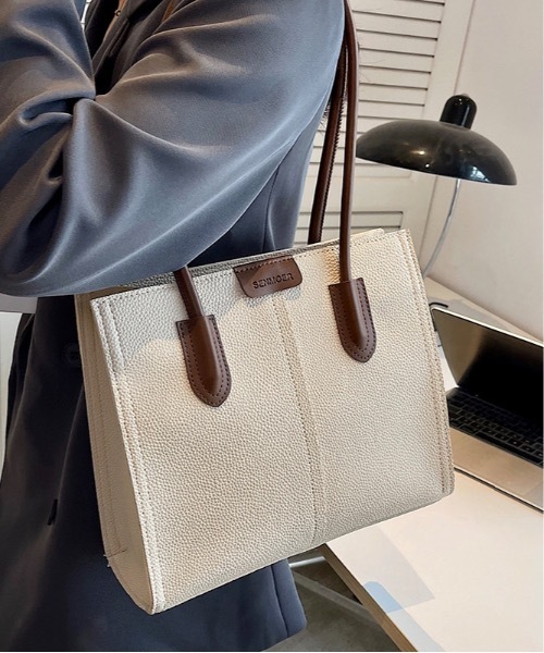 Burner（バーナー）の「【OKUOKU　0909】バイカラー　トート　バッグ　oku-bag-679239099389-30.（トートバッグ・レディース・C/F/G/D/E/A・FREE）」の19枚目の写真