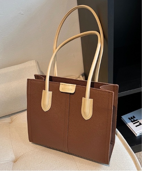 Burner（バーナー）の「【OKUOKU　0909】バイカラー　トート　バッグ　oku-bag-679239099389-30.（トートバッグ・レディース・C/F/G/D/E/A・FREE）」の20枚目の写真