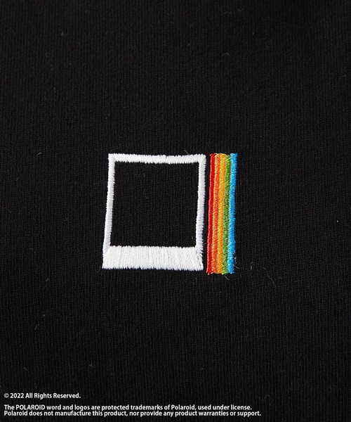 ear PAPILLONNER（イアパピヨネ）の「【Polaroid（ポラロイド）】モックネックTシャツ（Tシャツ/カットソー・レディース・ブラック・FREE）」の10枚目の写真