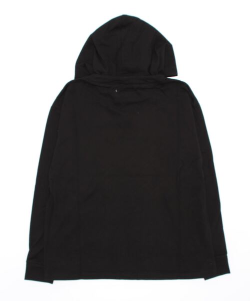 Alil（アリル）の「【Alil】アリル 10/-天竺 プルパーカー ルーズ シルエット 大人カジュアル（パーカー・メンズ・カーキ/ネイビー/グレイッシュベージュ/ブラック/オフホワイト・SMALL/MEDIUM/LARGE）」の12枚目の写真