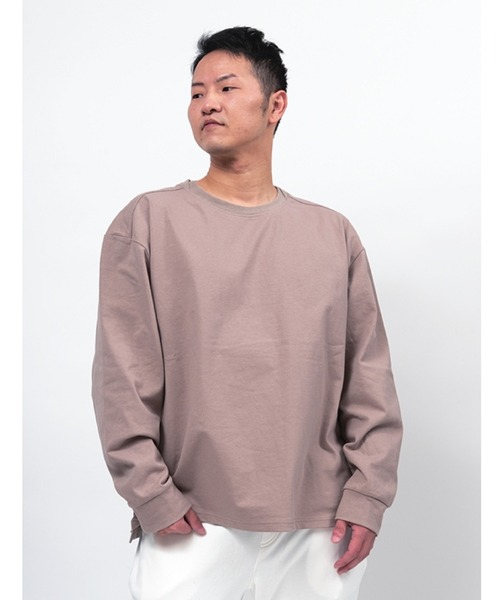 Alil（アリル）の「【Alil】アリル 10/-天竺 プルパーカー ルーズ シルエット 大人カジュアル（パーカー・メンズ・カーキ/ネイビー/グレイッシュベージュ/ブラック/オフホワイト・SMALL/MEDIUM/LARGE）」の21枚目の写真