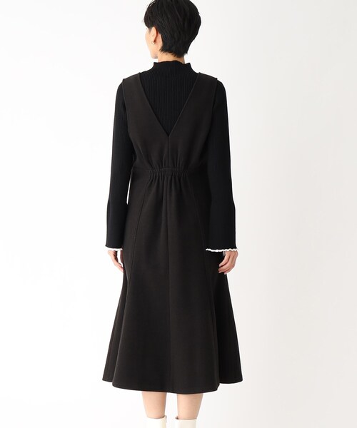 OPAQUE.CLIP（オペークドットクリップ）の「◆【C】フィット&フレアジャンパースカート（スカート・レディース・ナチュラル/ブラック・36/38/40）」の16枚目の写真