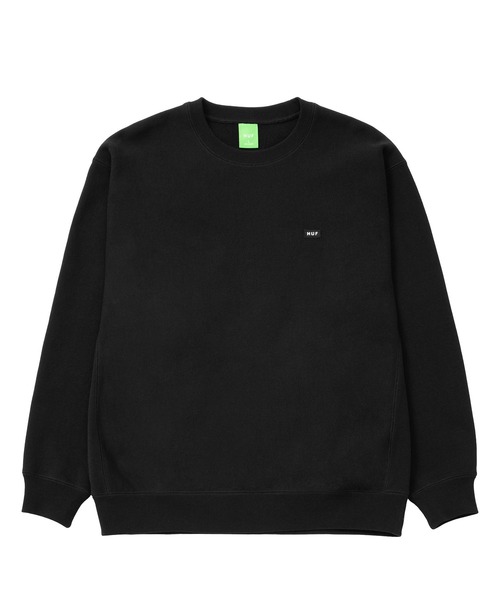 HUF（ハフ）の「CLASSIC BAR LOGO CREW / HUF クルースウェット トレーナー（スウェット・メンズ・ブラック/ワイン/ブルー系その他/アッシュグレー・SMALL/LARGE/MEDIUM/X-LARGE/XX-LARGE）」の8枚目の写真