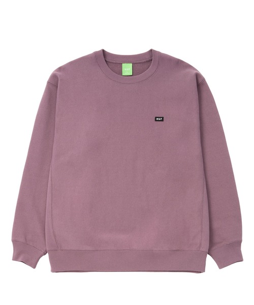 HUF（ハフ）の「CLASSIC BAR LOGO CREW / HUF クルースウェット トレーナー（スウェット・メンズ・ブラック/ワイン/ブルー系その他/アッシュグレー・SMALL/LARGE/MEDIUM/X-LARGE/XX-LARGE）」の12枚目の写真