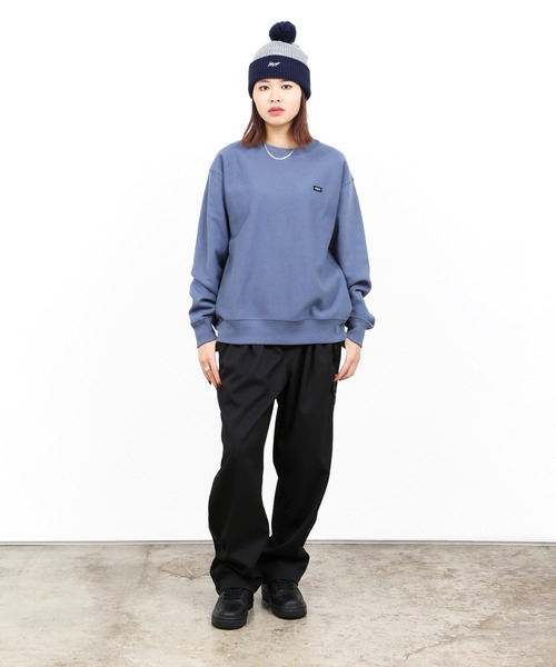 HUF（ハフ）の「CLASSIC BAR LOGO CREW / HUF クルースウェット トレーナー（スウェット・メンズ・ブラック/ワイン/ブルー系その他/アッシュグレー・SMALL/LARGE/MEDIUM/X-LARGE/XX-LARGE）」の17枚目の写真