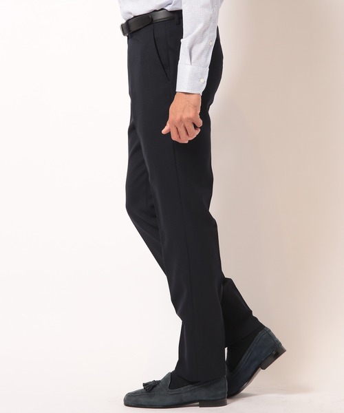 MEN'S BIGI(メンズビギ)の「【ACTIVE TAILOR】ミックスヤーン/ホップサックスラックス<セットアップ・スリーピース対応>(スラックス・メンズ・ダークネイビー/ネイビー・01/02/03/04)」の8枚目の写真