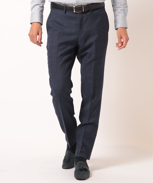 MEN'S BIGI(メンズビギ)の「【ACTIVE TAILOR】ミックスヤーン/ホップサックスラックス<セットアップ・スリーピース対応>(スラックス・メンズ・ダークネイビー/ネイビー・01/02/03/04)」の6枚目の写真