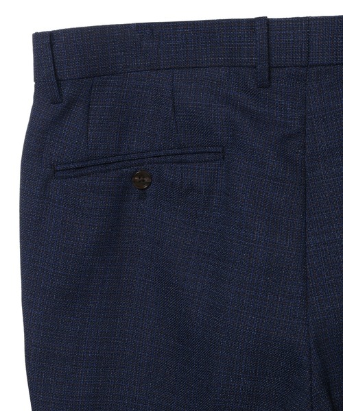 MEN'S BIGI(メンズビギ)の「【ACTIVE TAILOR】ミックスヤーン/ホップサックスラックス<セットアップ・スリーピース対応>(スラックス・メンズ・ダークネイビー/ネイビー・01/02/03/04)」の14枚目の写真