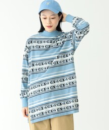 BEAMS BOY | BEAMS BOY / フラワー ジャカード ロングスリーブ(Tシャツ/カットソー)