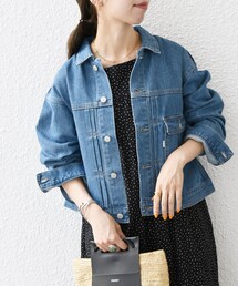 SHIPS any | SHIPS any:〈ウォッシャブル〉ショート デニム ジャケット［SHIPS any DENIM］(デニムジャケット)