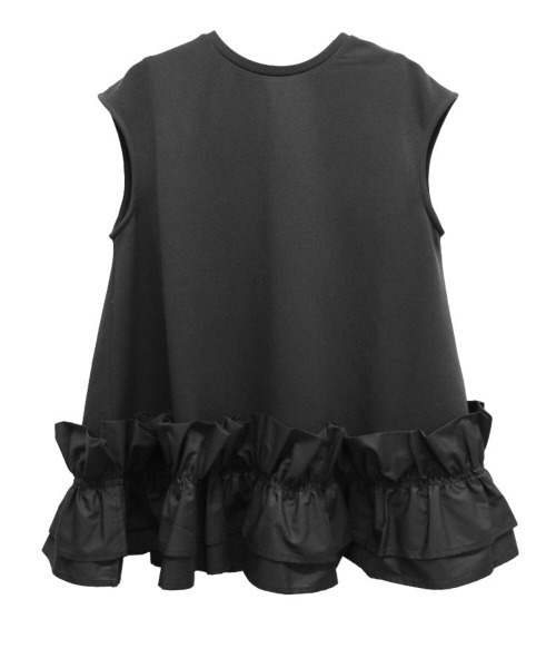 DONOBAN(ドノバン)の「フリルヘム タンクトップ(タンクトップ・レディース・ホワイト/ブラック・F)」の19枚目の写真