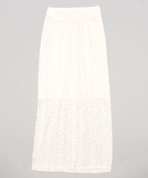 CHILLE(チル)の「起毛レースタイトスカート(スカート・レディース・ブラウン/アイボリー/ブラック・FREE)」の16枚目の写真