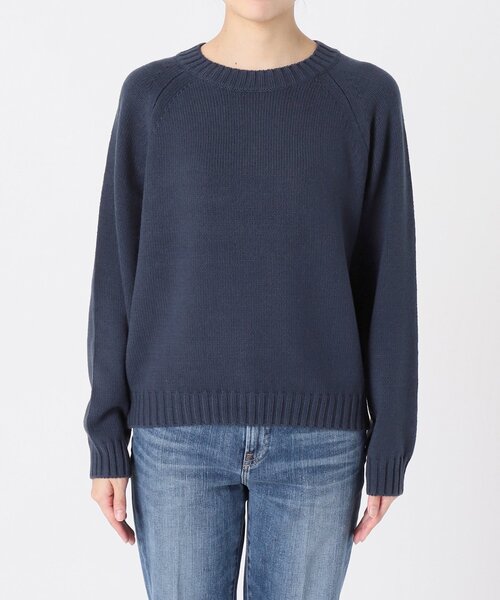 Spick & Span(スピックアンドスパン)の「ミドルゲージ ラグランスリーブプルオーバー(ニット/セーター・レディース・ピンク系その他/ホワイト/ネイビー/オレンジ/グリーン系その他・FREE)」の7枚目の写真