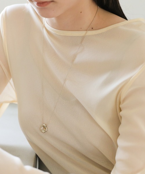 select MOCA（セレクトモカ）の「メタルネックレス（ネックレス・レディース・シルバー/ゴールド・FREE）」の2枚目の写真