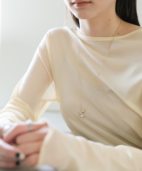 select MOCA（セレクトモカ）の「メタルネックレス（ネックレス・レディース・シルバー/ゴールド・FREE）」の7枚目の写真