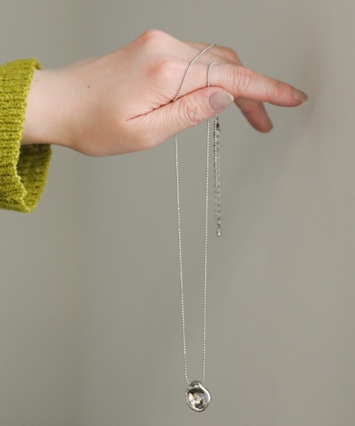 select MOCA（セレクトモカ）の「メタルネックレス（ネックレス・レディース・シルバー/ゴールド・FREE）」の3枚目の写真