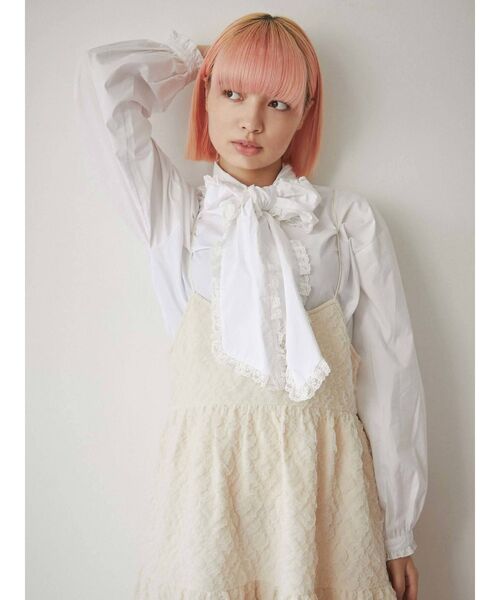 merry jenny(メリージェニー)の「フリルリボンボウタイブラウス(シャツ/ブラウス・レディース・オフホワイト・FREE)」の18枚目の写真