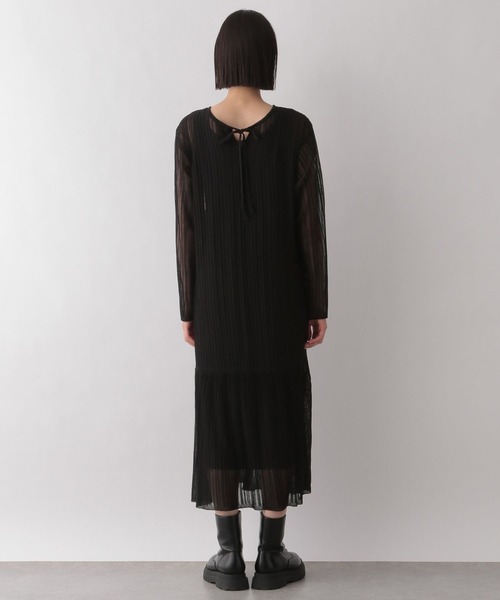 LOWRYS FARM（ローリーズファーム）の「シアーニットワンピース　186909（ワンピース・レディース・ベージュ/グリーン/ブラック・FREE）」の16枚目の写真