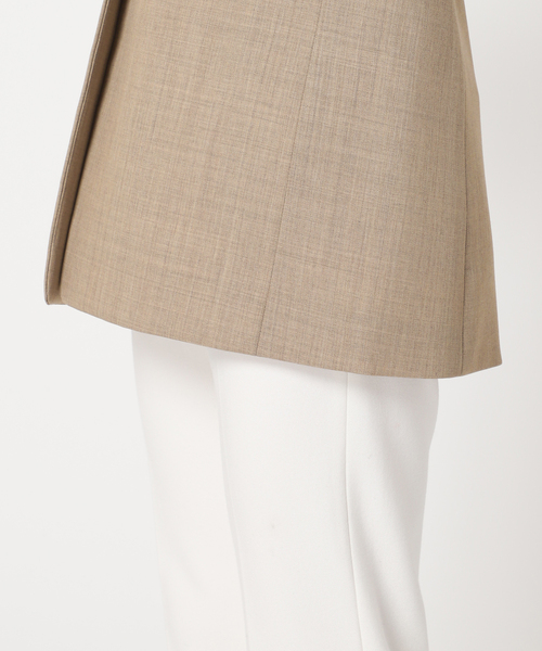 ウールツイルノーカラージャケット（ノーカラージャケット）｜NOBLE