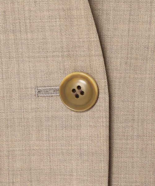 ウールツイルノーカラージャケット（ノーカラージャケット）｜NOBLE