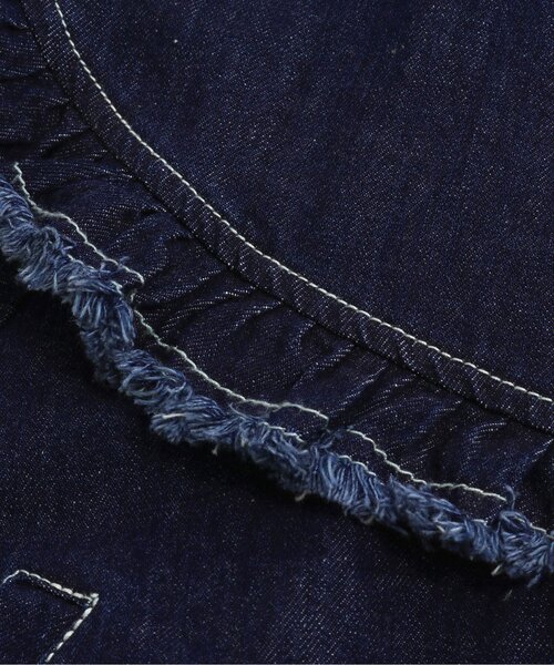 BREEZE（ブリーズ）の「デニムフリルブルゾン（ブルゾン・キッズ・ブルー/ネイビー・130/80/140/100/110/120/90）」の18枚目の写真