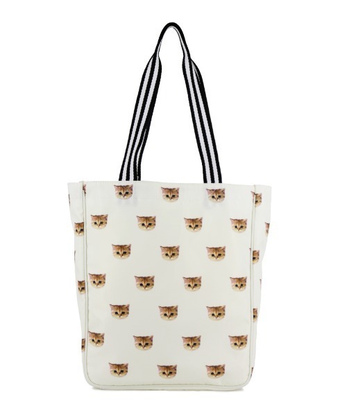 PAUL&JOE(ポールアンドジョー)の「トートバッグ・縦型/ヌネット/PAUL & JOE ACCESSOIRES(トートバッグ・レディース・ブラック/アイボリー/ミント・FREE)」の8枚目の写真