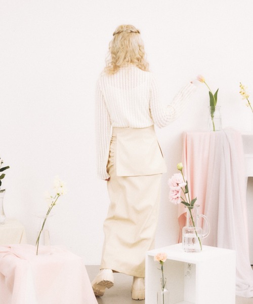 pomiii(ポミー)の「レースハイネックメロウトップス(Tシャツ/カットソー・レディース・アイボリー・FREE)」の21枚目の写真