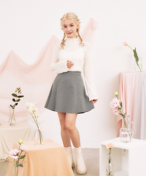 pomiii(ポミー)の「レースハイネックメロウトップス(Tシャツ/カットソー・レディース・アイボリー・FREE)」の10枚目の写真