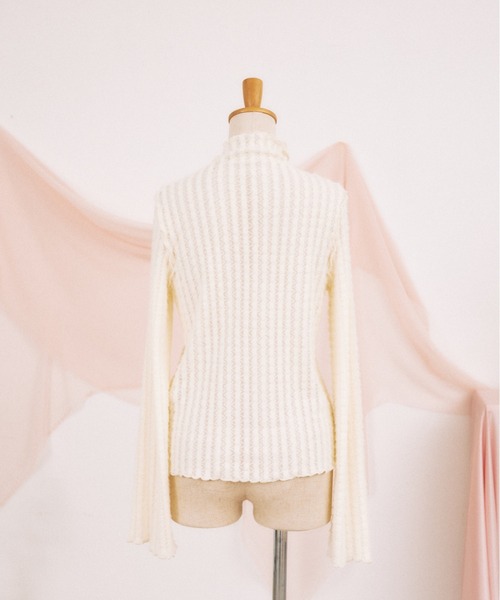 pomiii(ポミー)の「レースハイネックメロウトップス(Tシャツ/カットソー・レディース・アイボリー・FREE)」の8枚目の写真