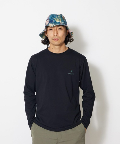 Snow Peak(スノーピーク)の「Botanical Biotope L/S T shirt(Tシャツ/カットソー・メンズ・ブラック/ホワイト/ブラウン・LARGE/MEDIUM/SMALL/X-LARGE)」の2枚目の写真