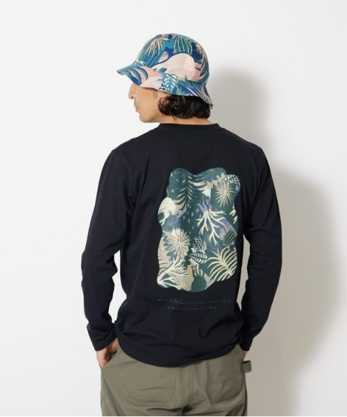 Snow Peak(スノーピーク)の「Botanical Biotope L/S T shirt(Tシャツ/カットソー・メンズ・ブラック/ホワイト/ブラウン・LARGE/MEDIUM/SMALL/X-LARGE)」の20枚目の写真