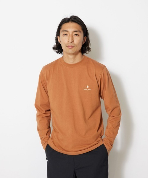 Snow Peak(スノーピーク)の「Botanical Biotope L/S T shirt(Tシャツ/カットソー・メンズ・ブラック/ホワイト/ブラウン・LARGE/MEDIUM/SMALL/X-LARGE)」の12枚目の写真